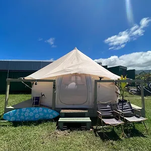 North Shore Glamping Laie, Oahu, Hawaii Luxury tent Laie